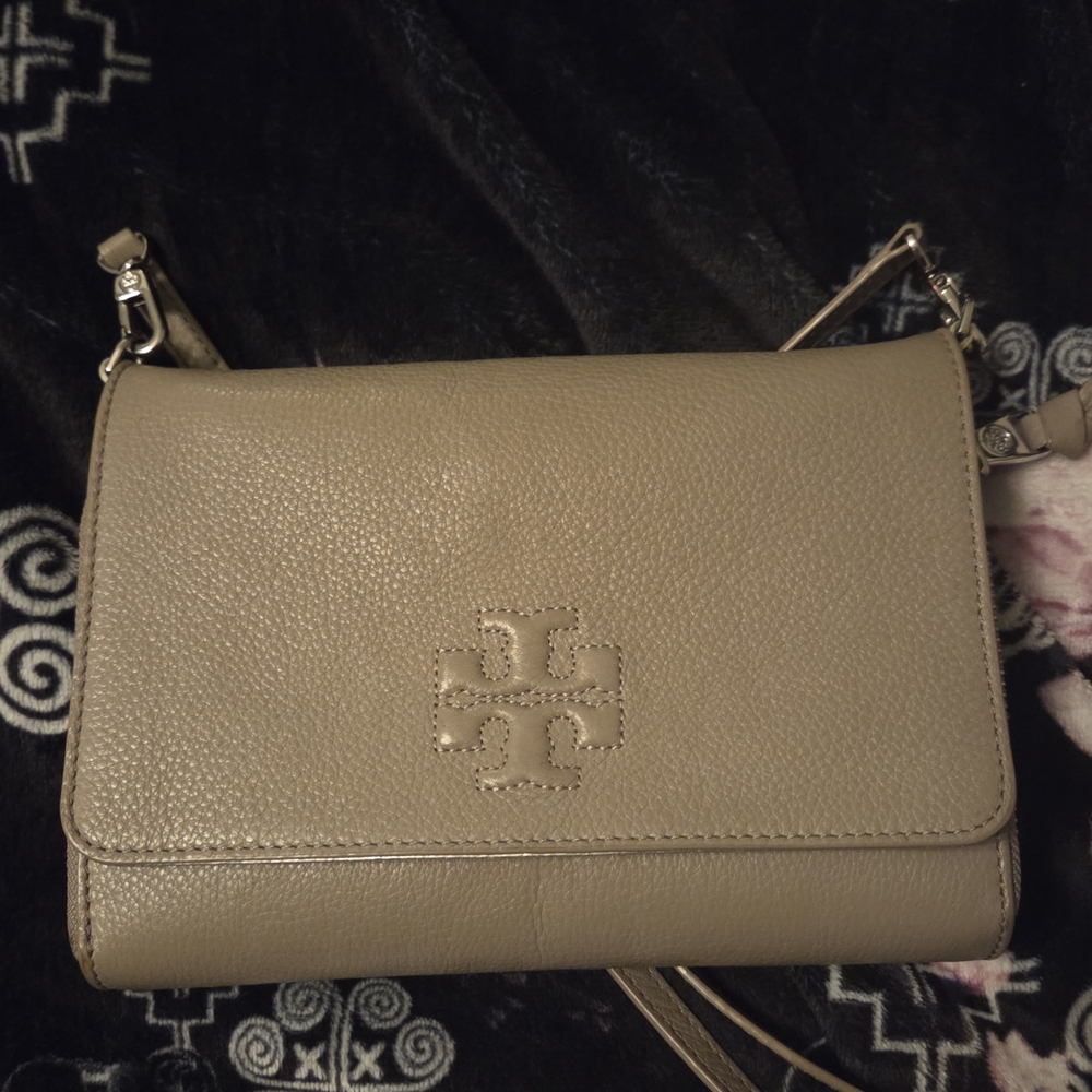 Tory Burch Beige Crossbody Bag